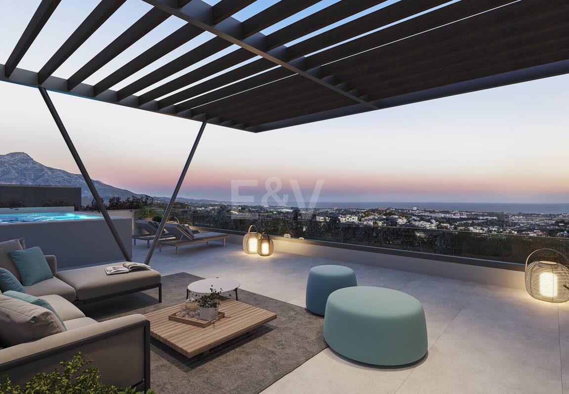 Penthouse i La Quinta med egen pool