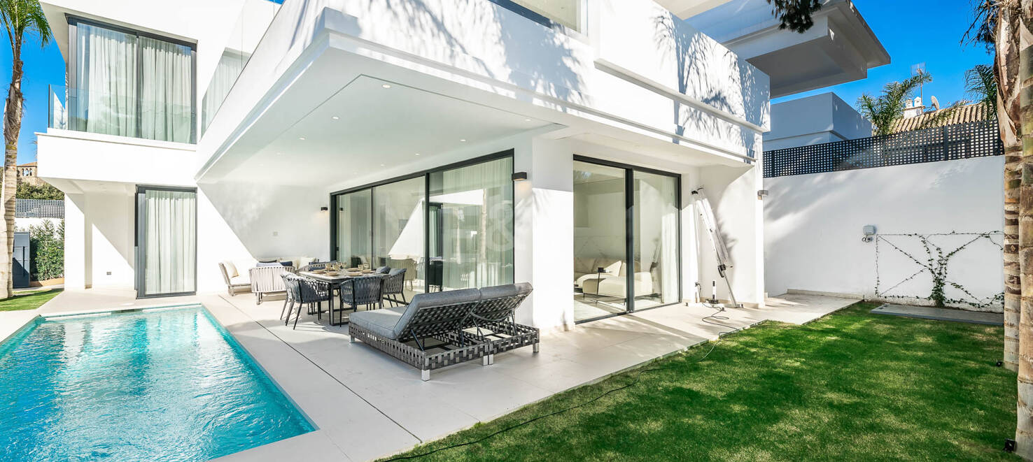 Modern villa i ett oslagbart läge mellan Golden Mile och Puerto Banús