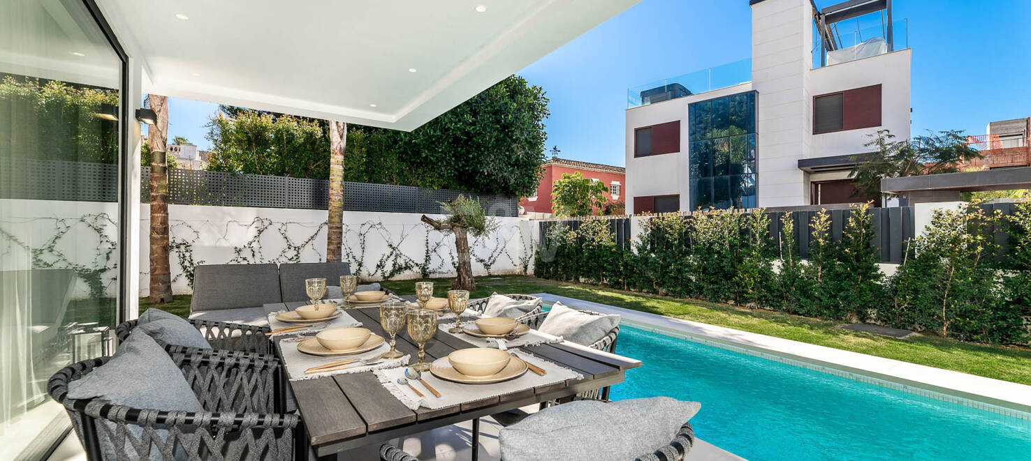 Modern villa i ett oslagbart läge mellan Golden Mile och Puerto Banús