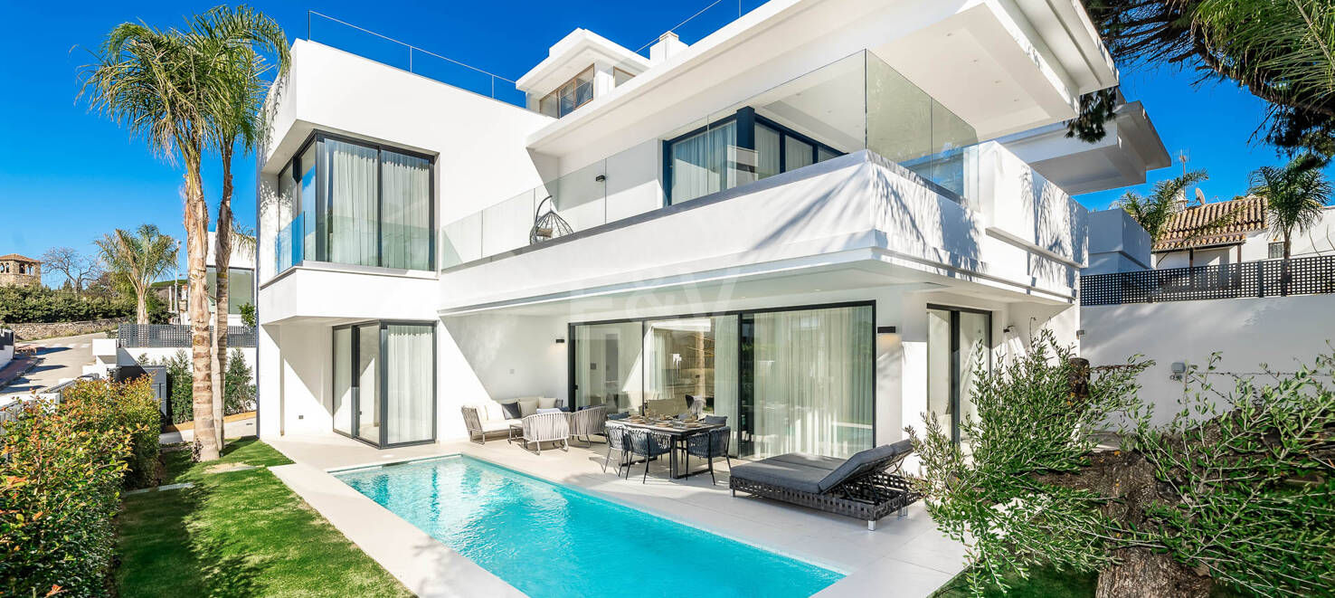 Modern villa i ett oslagbart läge mellan Golden Mile och Puerto Banús