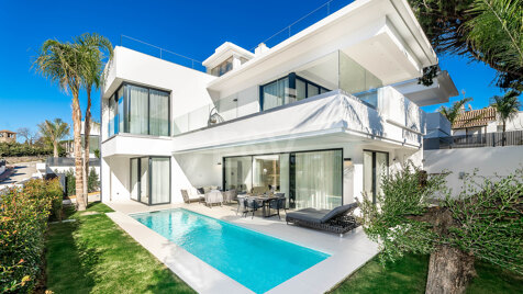 Modern villa in an unbeatable location between the Golden Mile and Puerto Banús