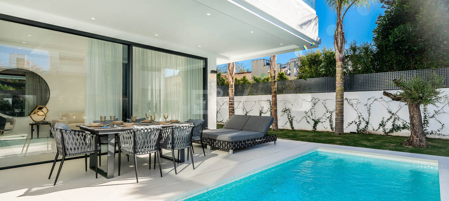 Modern villa i ett oslagbart läge mellan Golden Mile och Puerto Banús