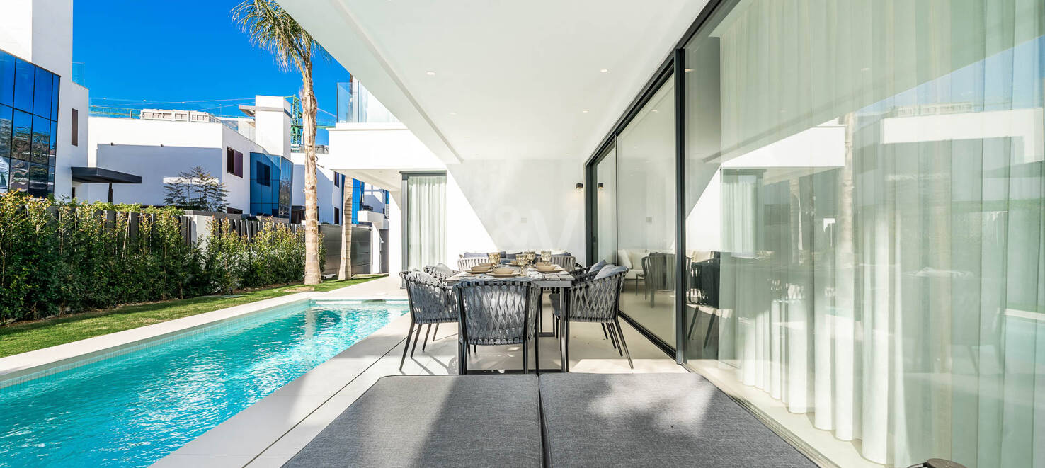 Modern villa i ett oslagbart läge mellan Golden Mile och Puerto Banús