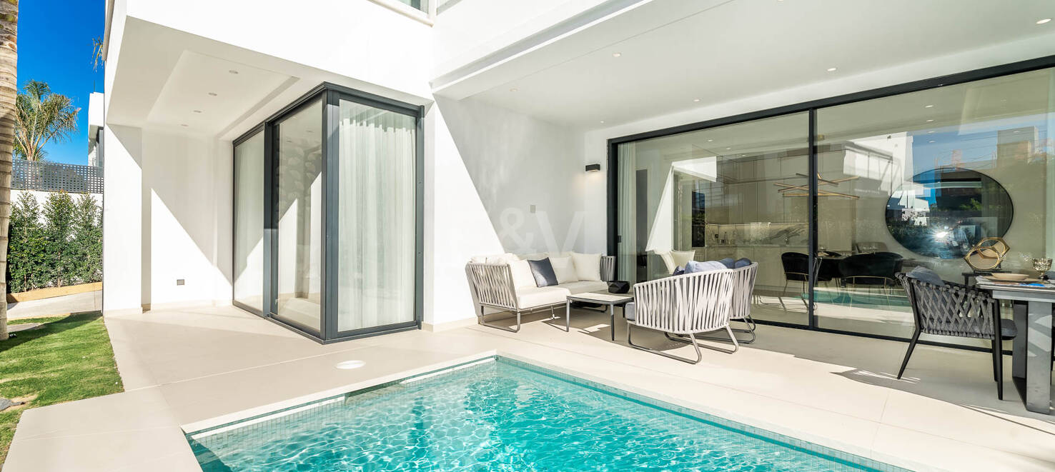 Modern villa i ett oslagbart läge mellan Golden Mile och Puerto Banús