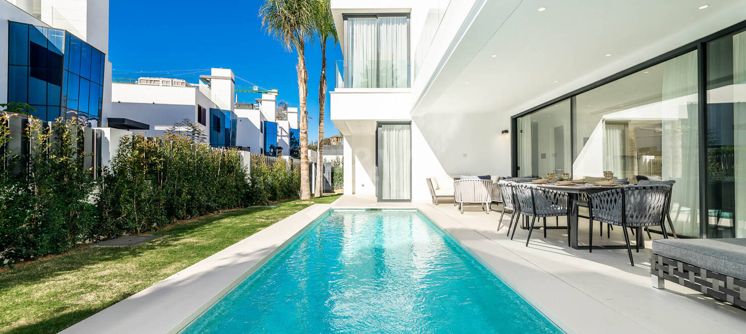 Modern villa i ett oslagbart läge mellan Golden Mile och Puerto Banús