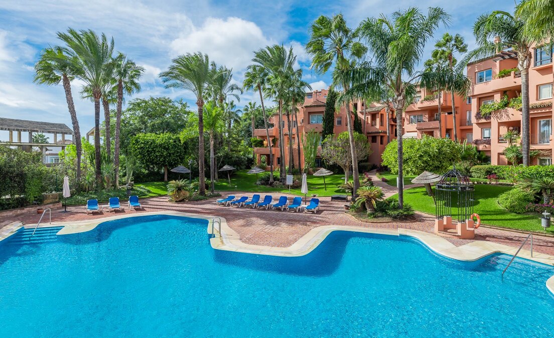 Appartement rez de chaussée à louer en Marbella Golden Mile, Marbella (Toutes les zones)