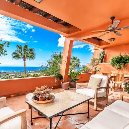 Élégant appartement de 4 chambres avec vue magnifique sur la mer – El Rosario, Marbella