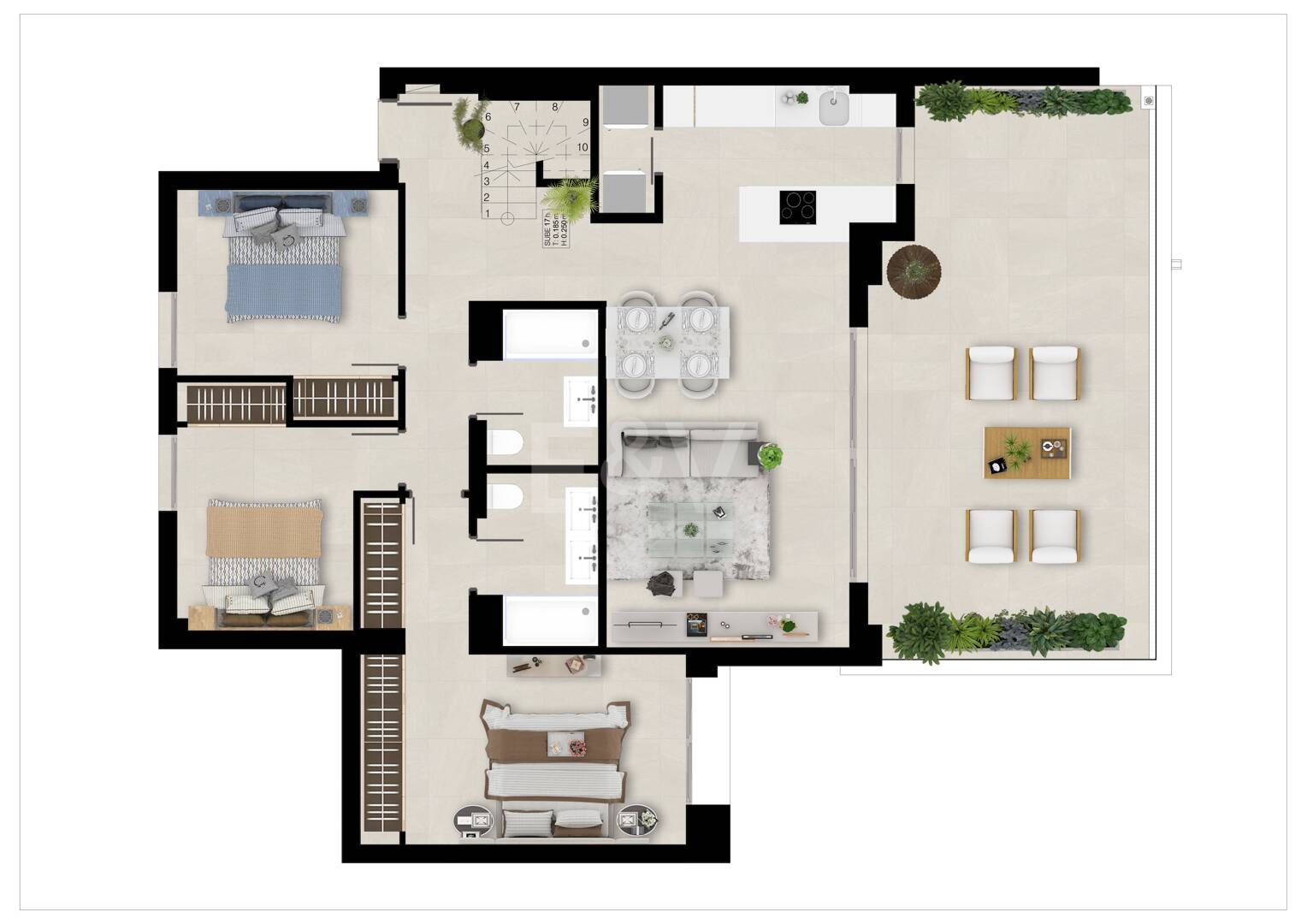 Modern Duplex Penthouse in Nueva Andalucía with Ample Terraces