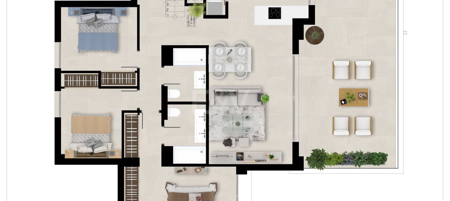Modern Duplex Penthouse i Nueva Andalucía med Ample Terraces