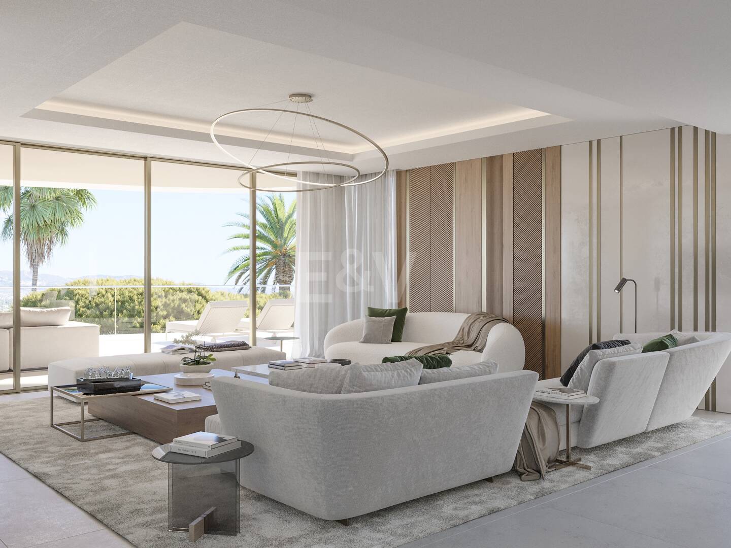 Apartment in La Quinta with panoramic mountain and sea views