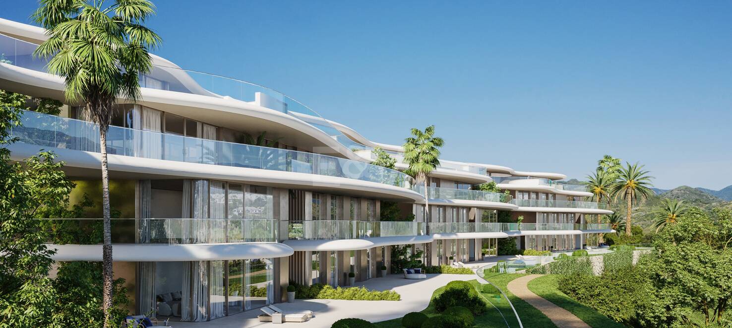 Lägenhet i La Quinta med panoramautsikt över berg och havsutsikt