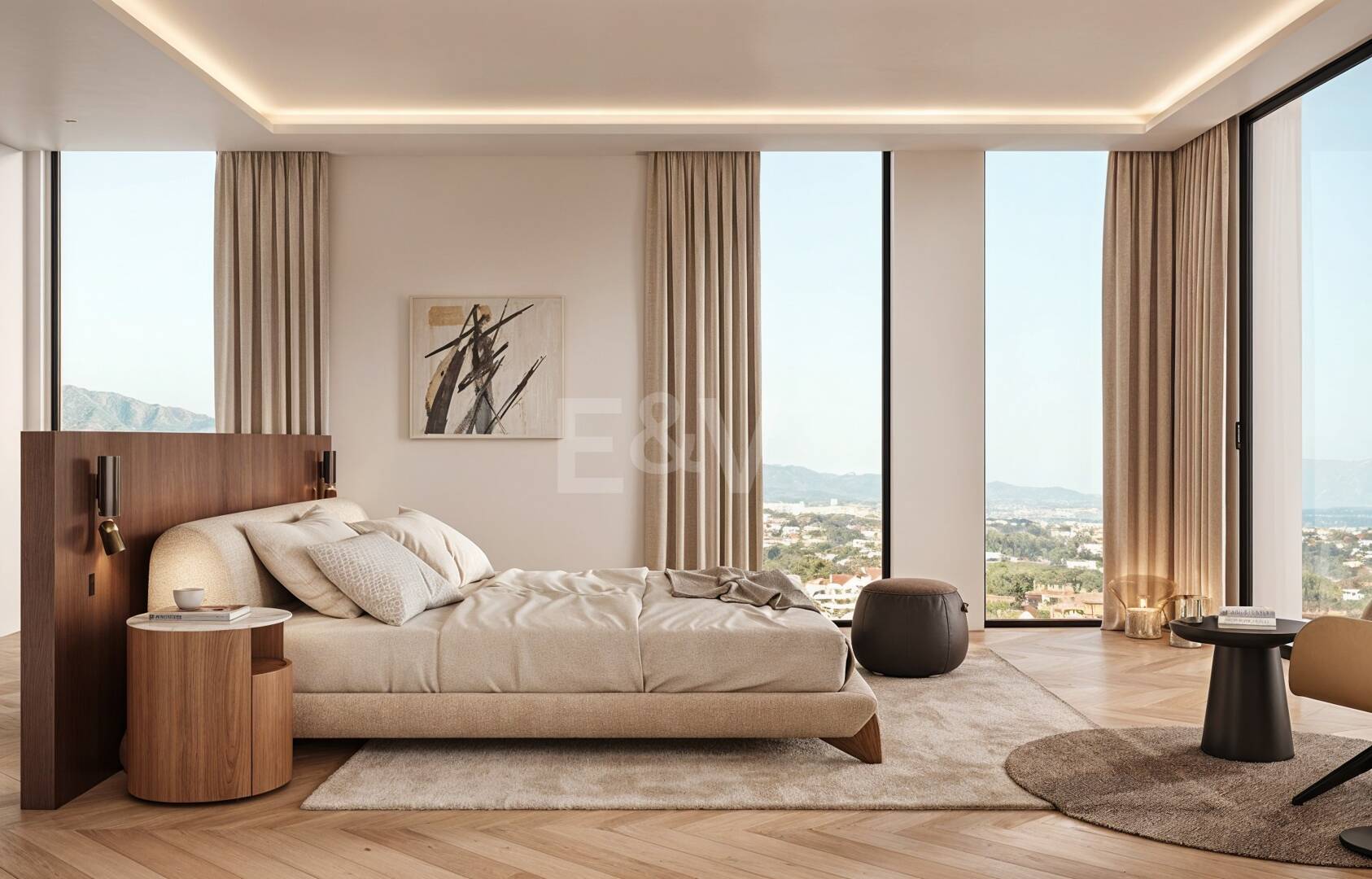 Apartament w La Quinta z panoramicznym widokiem na góry i morze