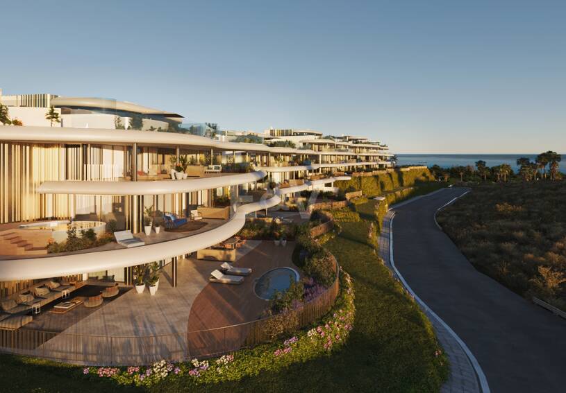 Apartment in La Quinta with panoramic mountain and sea views