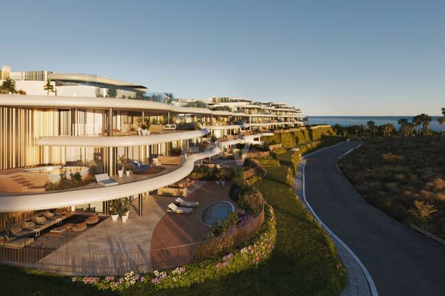 Apartment in La Quinta with panoramic mountain and sea views