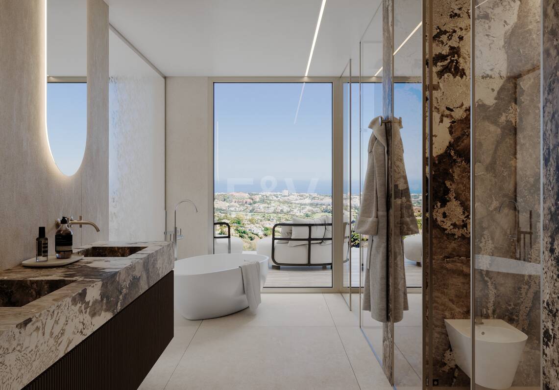 Apartamento en La Quinta con vistas panorámicas a la montaña y al mar.