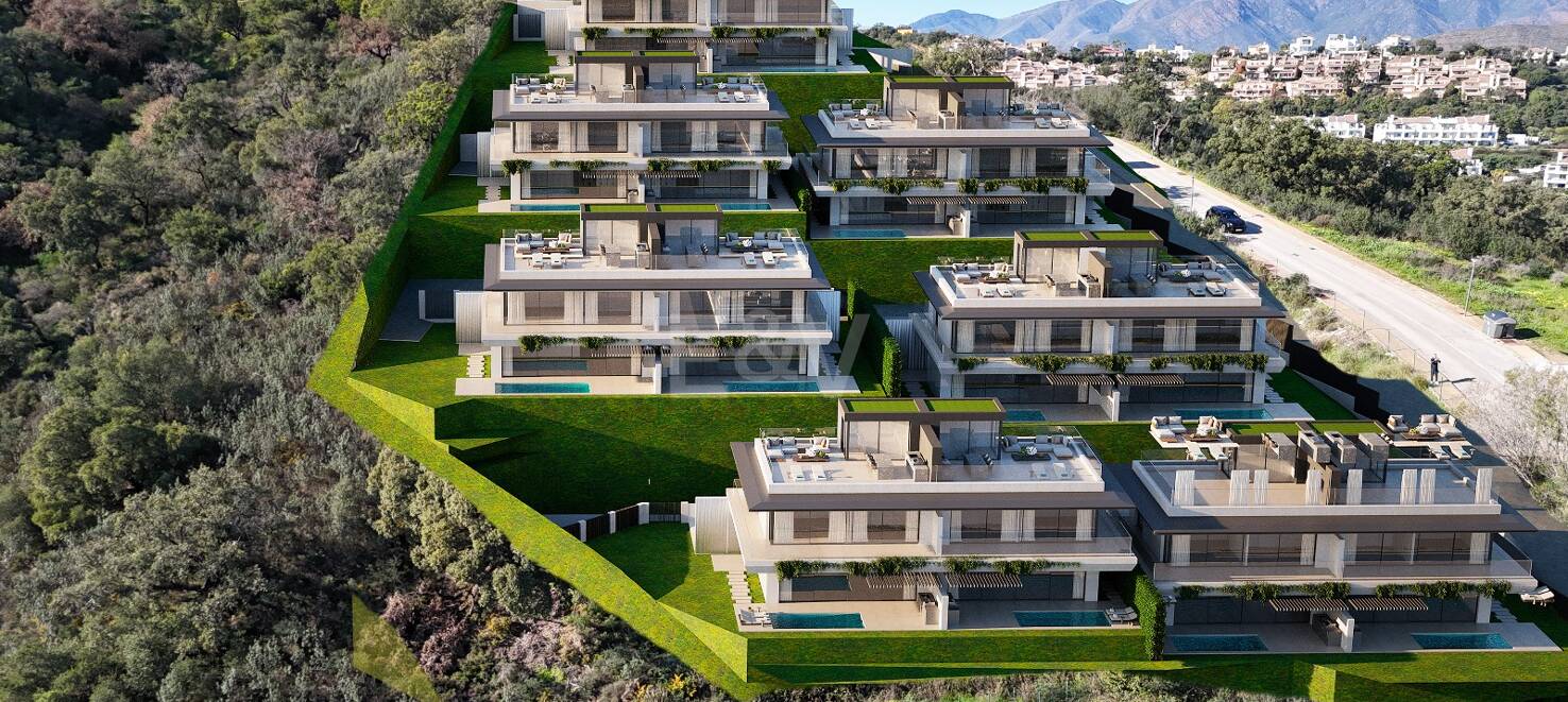 Amazing Villas semi-détachées à La Mairena avec Golf et Vue sur la mer