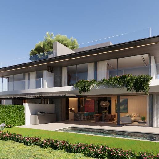 Amazing Villas semi-détachées à La Mairena avec Golf et Vue sur la mer