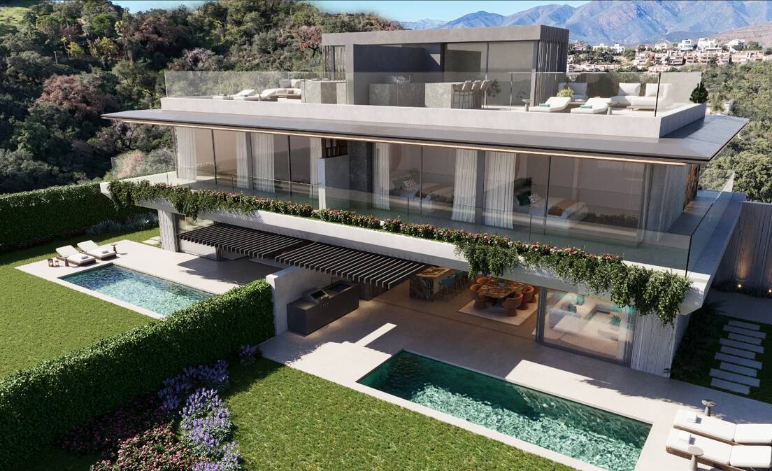 Amazing Villas semi-détachées à La Mairena avec Golf et Vue sur la mer