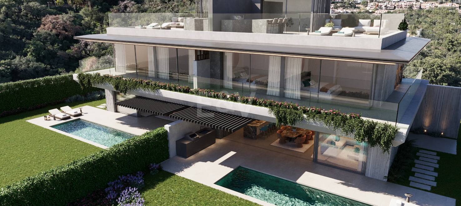 Amazing Villas semi-détachées à La Mairena avec Golf et Vue sur la mer