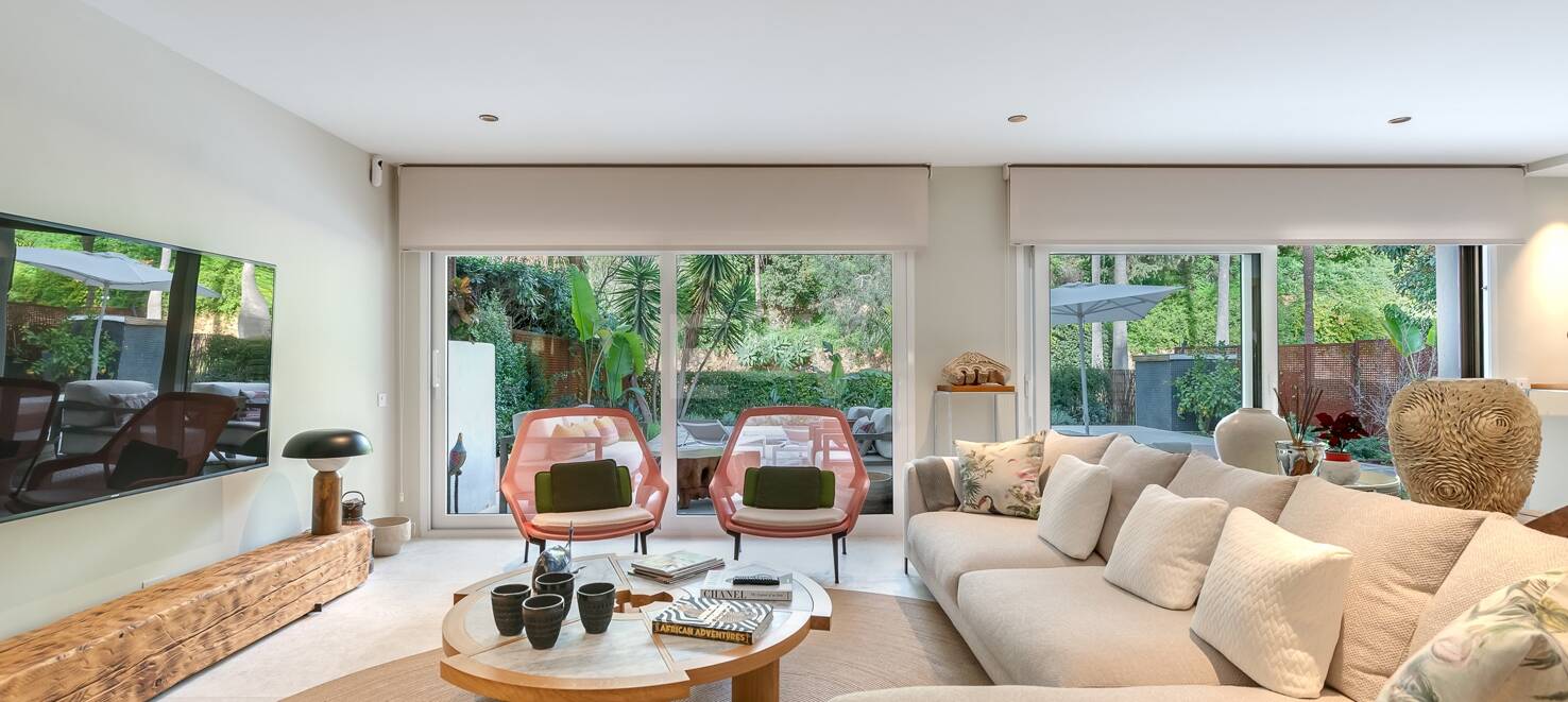Lomas de Marbella Club Modern Duplex med privat trädgård och pool