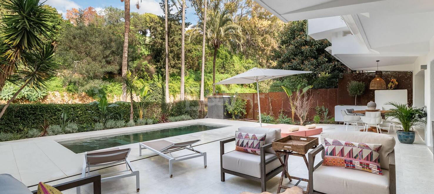 Lomas de Marbella Club Modern Duplex med privat trädgård och pool