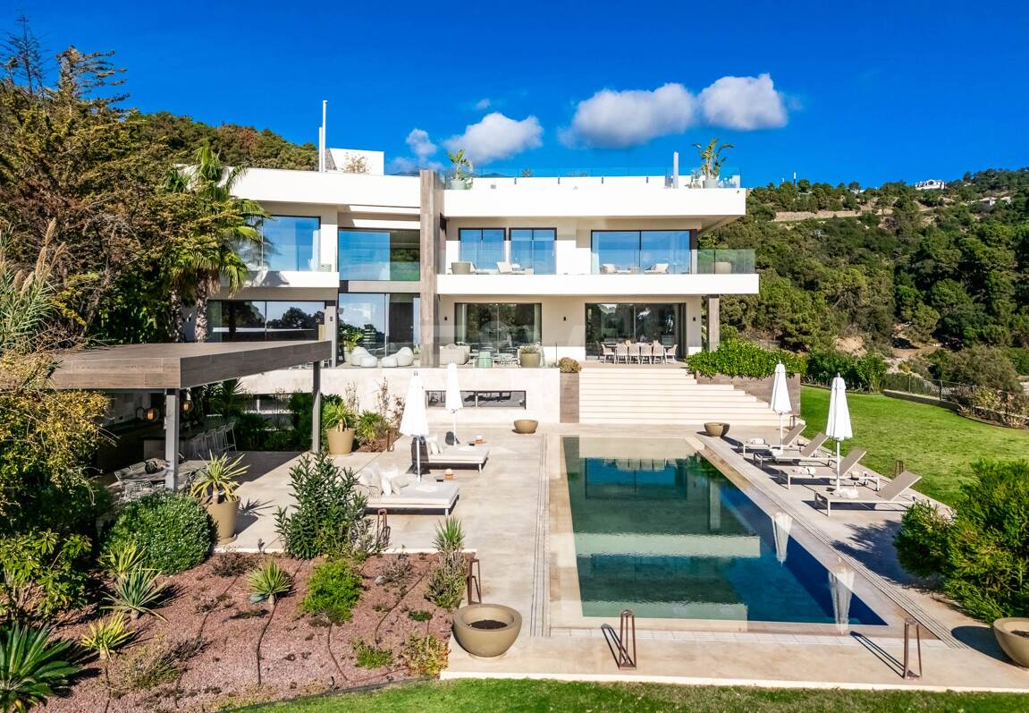 Brand new modern villa with spectacular sea views in Zagaleta