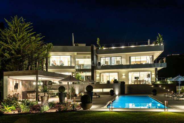 Brand new modern villa with spectacular sea views in Zagaleta