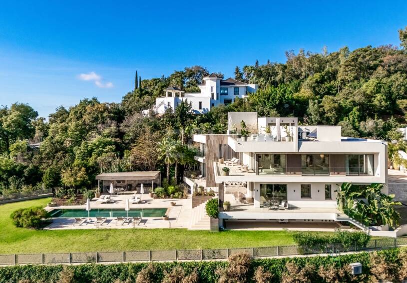 Brand new modern villa with spectacular sea views in Zagaleta