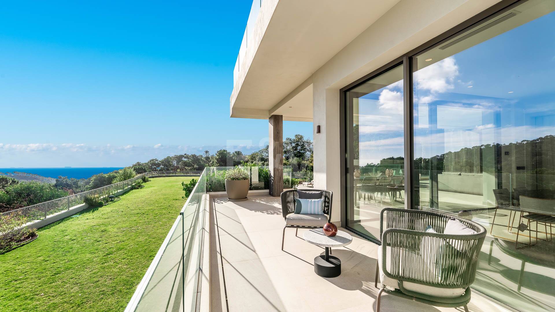 Brand new modern villa with spectacular sea views in Zagaleta