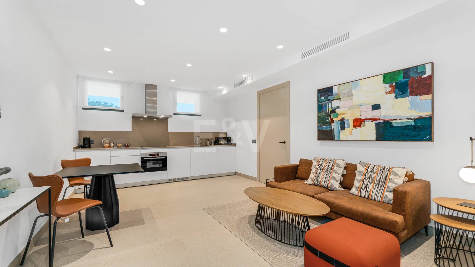 Nouvelle villa moderne avec vue spectaculaire sur la mer à Zagaleta