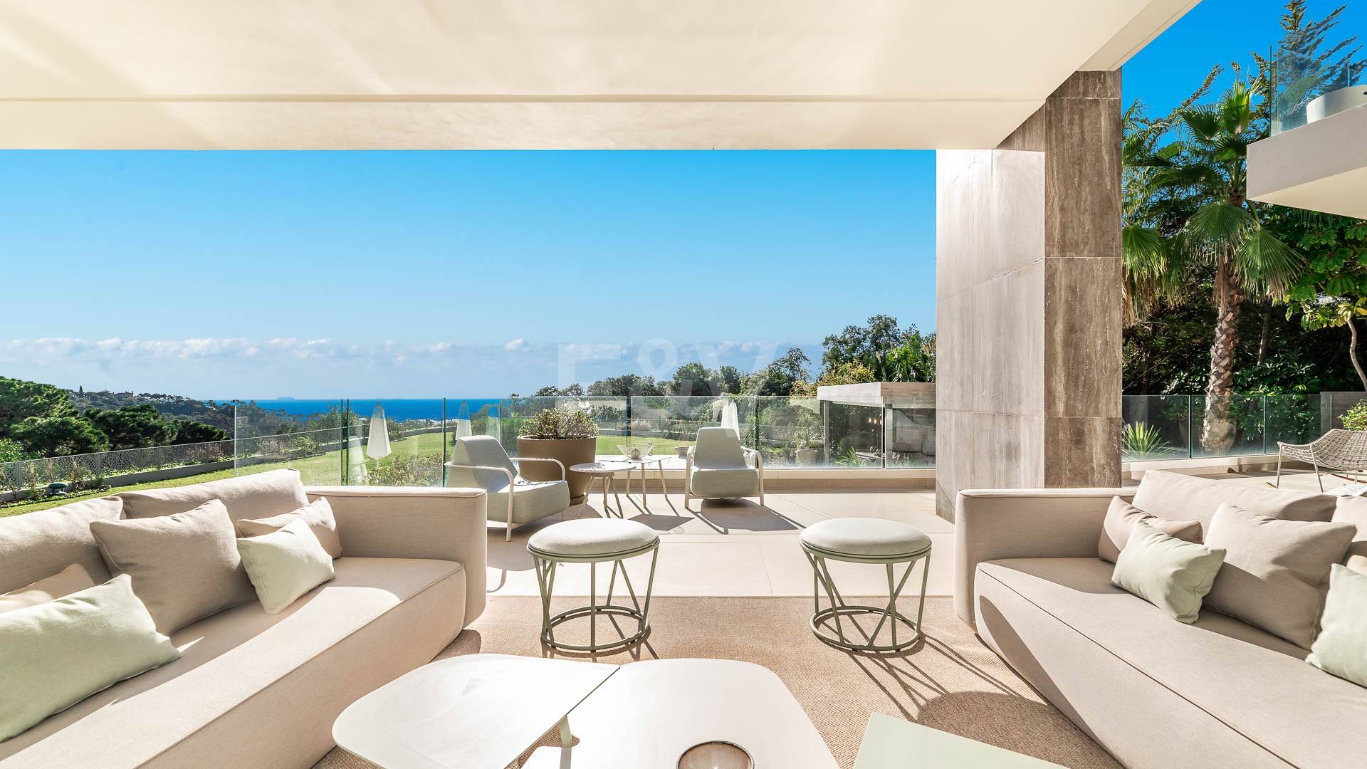 Brand new modern villa with spectacular sea views in Zagaleta