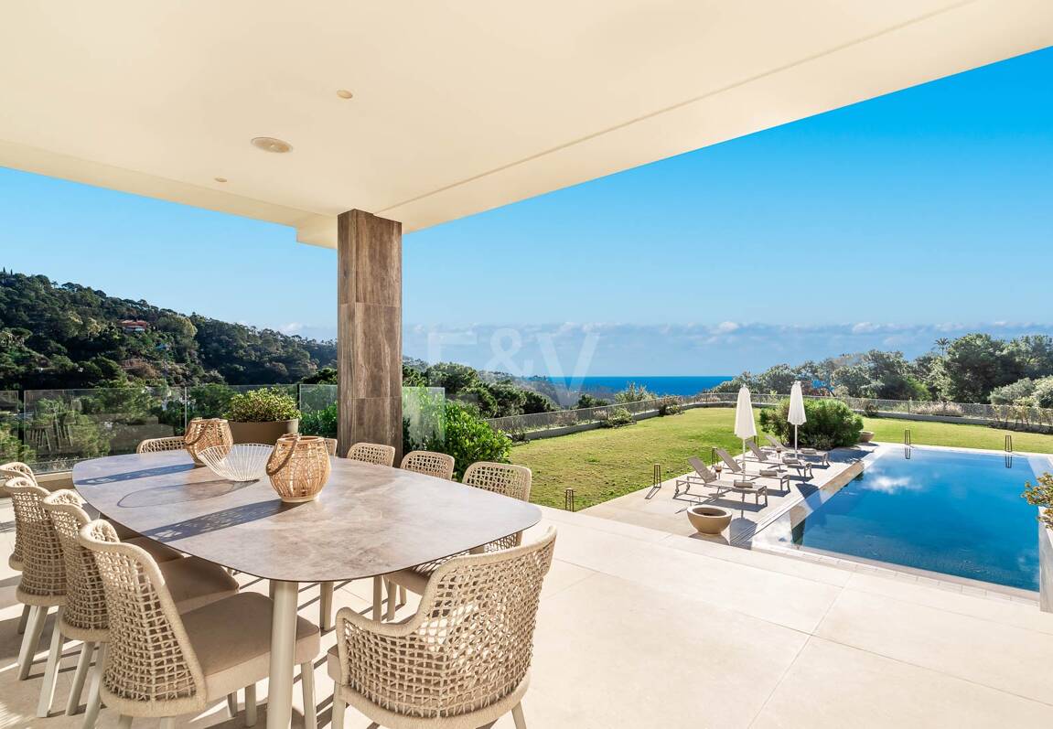 Brand new modern villa with spectacular sea views in Zagaleta