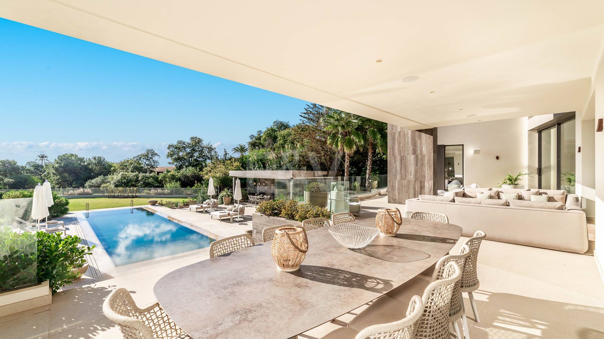 Brand new modern villa with spectacular sea views in Zagaleta