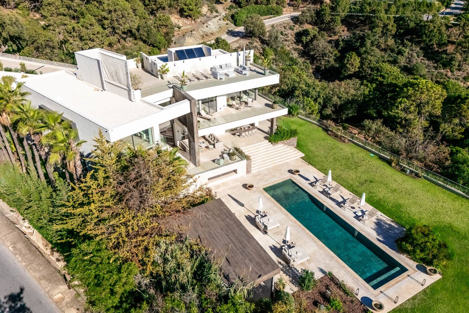 Brand new modern villa with spectacular sea views in Zagaleta