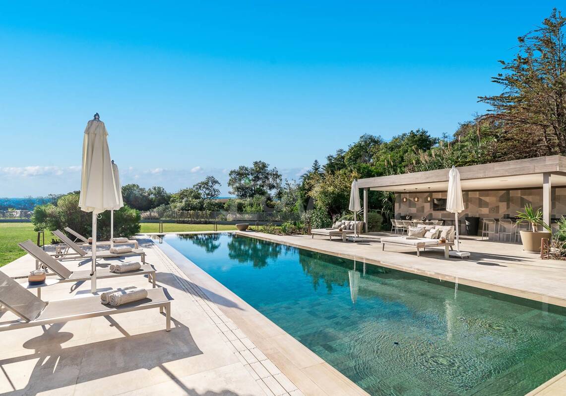 Brand new modern villa with spectacular sea views in La Zagaleta