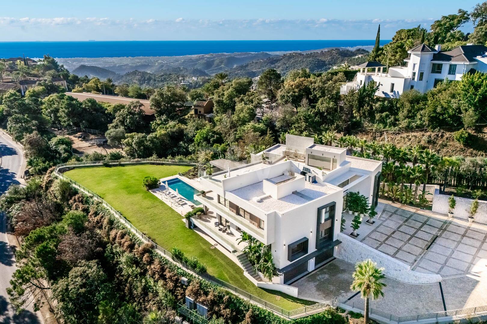 Brand new modern villa with spectacular sea views in Zagaleta