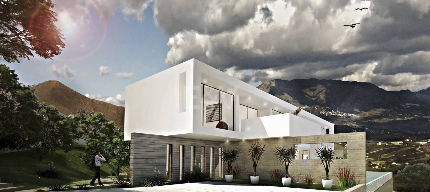 Exceptionell ny Villa Project i La Mairena med havsutsikt