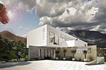 Exceptionell ny Villa Project i La Mairena med havsutsikt