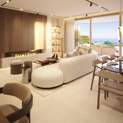 Magnífico apartamento con vistas al mar y a la montaña en La Quinta Golf