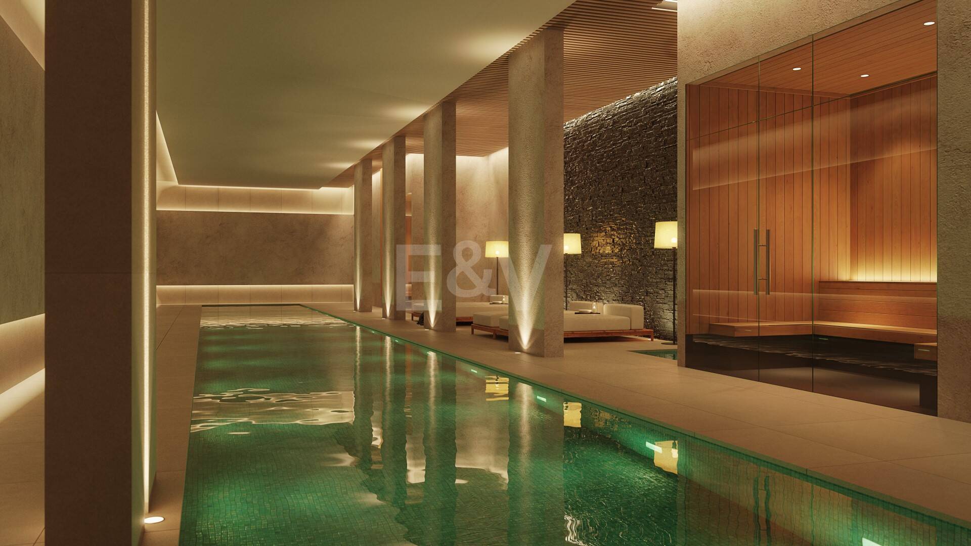 Superb Penthouse i La Quinta med privat pool