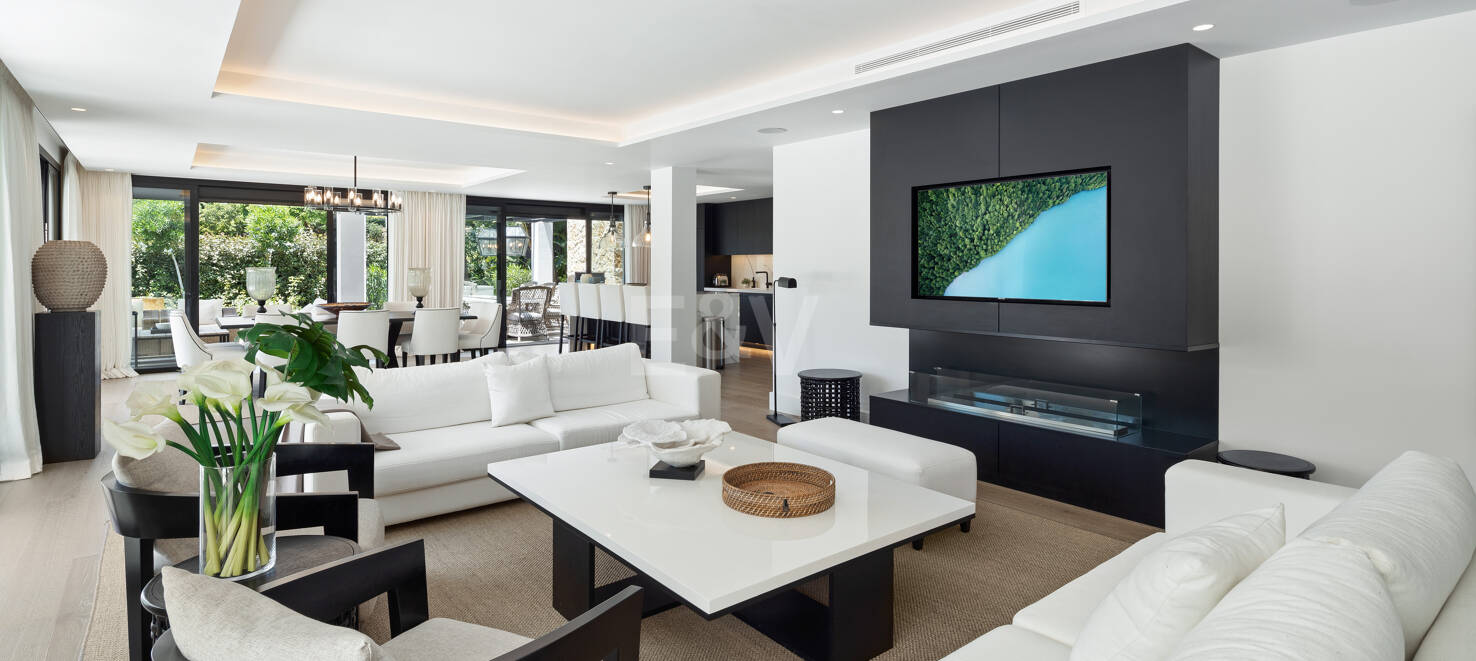 Lyx villa med utsikt över Aloha golfbanan