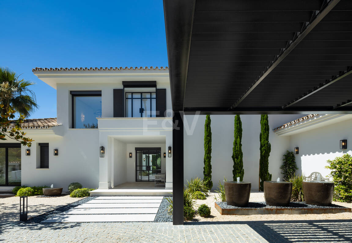 Lyx villa med utsikt över Aloha golfbanan