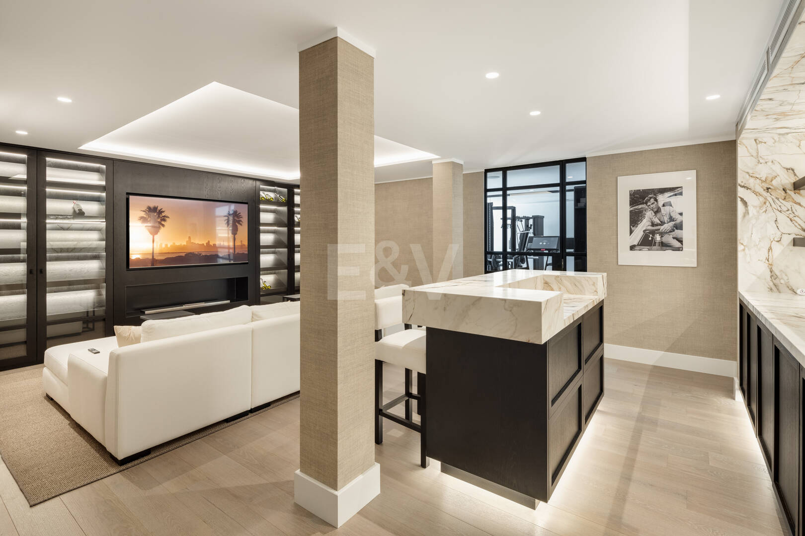 Lyx villa med utsikt över Aloha golfbanan