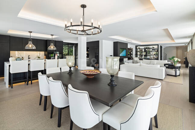 Lyx villa med utsikt över Aloha golfbanan