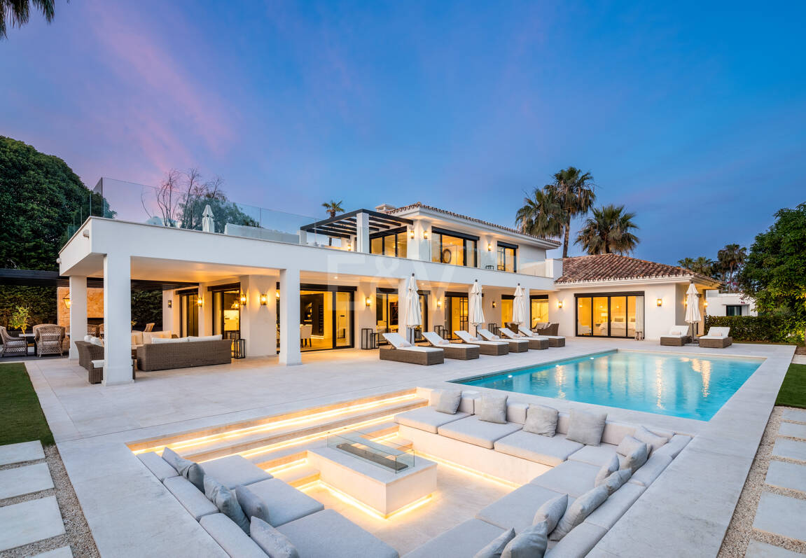 Lyx villa med utsikt över Aloha golfbanan