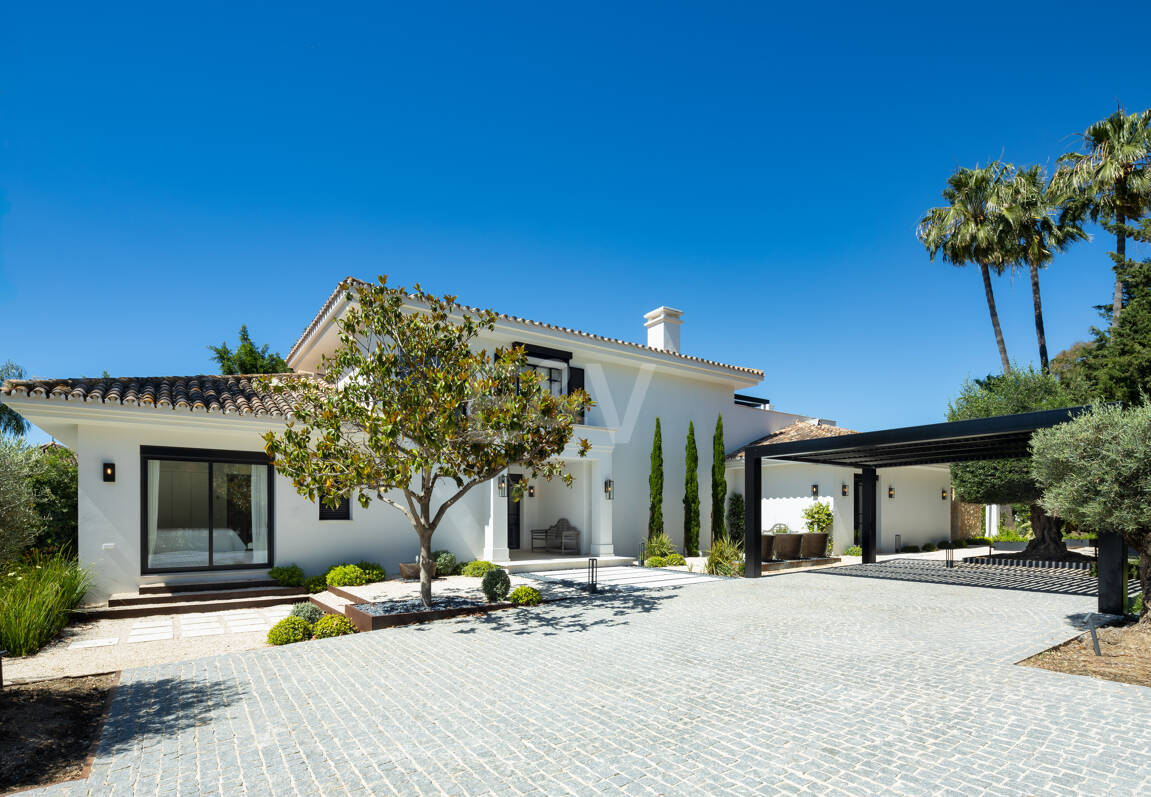 Lyx villa med utsikt över Aloha golfbanan