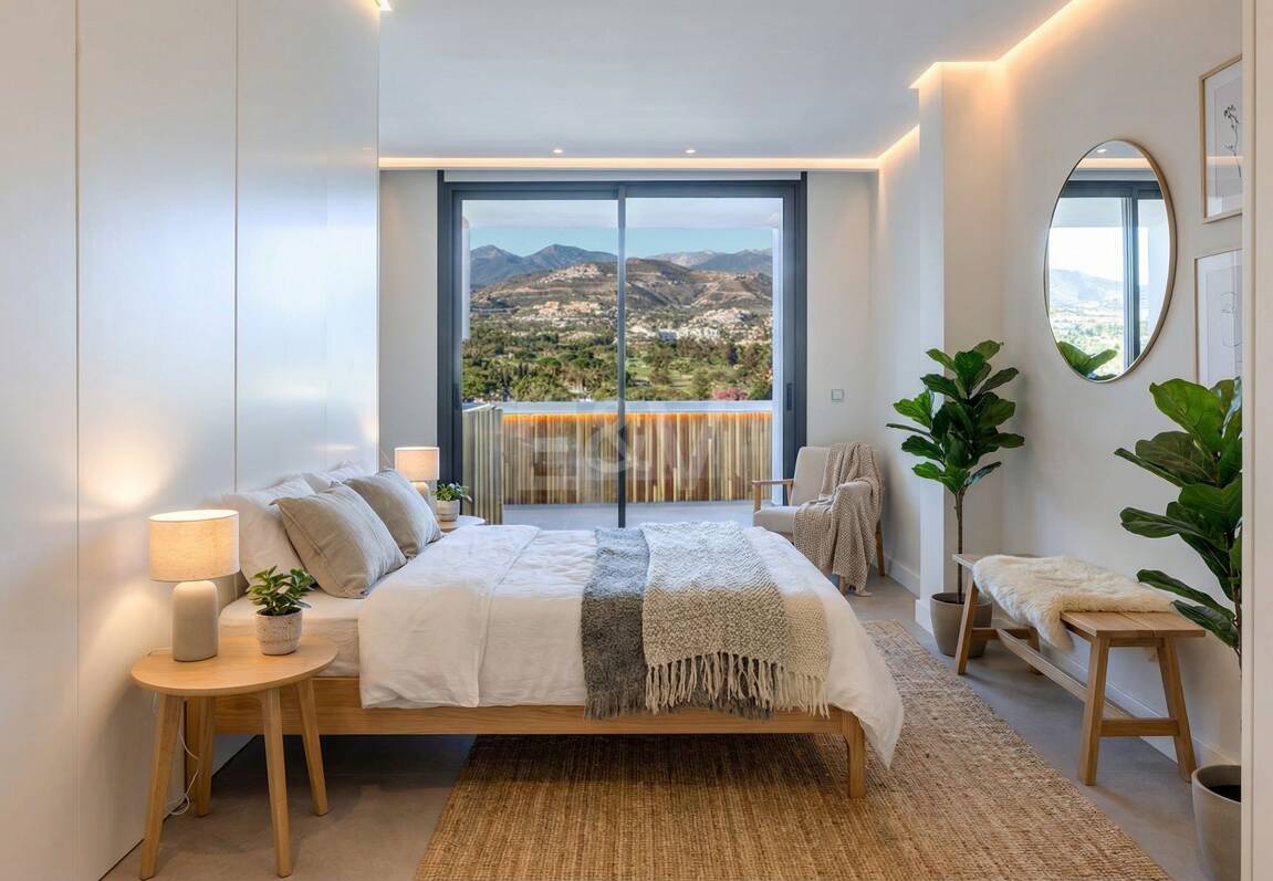 Utsökt takvåning med hisnande utsikt i Nueva Andalucía