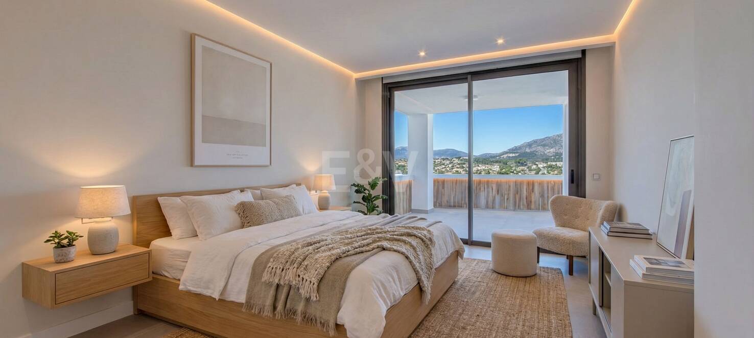 Utsökt takvåning med hisnande utsikt i Nueva Andalucía