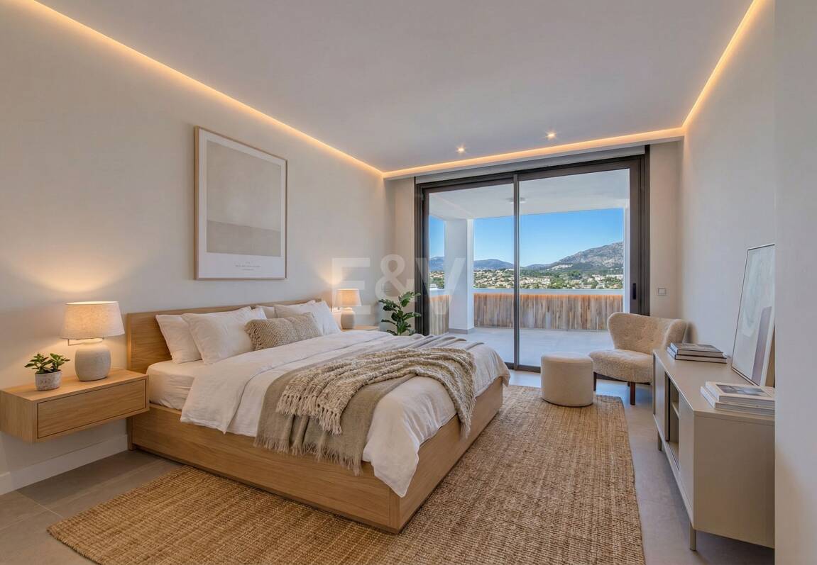 Utsökt takvåning med hisnande utsikt i Nueva Andalucía