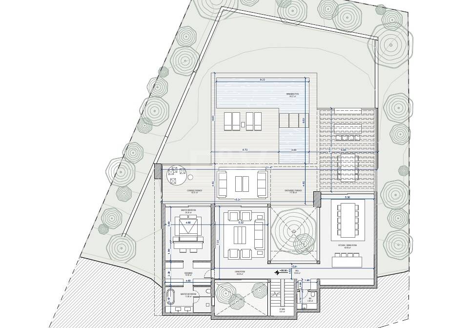 Premier terrain de construction avec projet stupéfiant à El Rosario